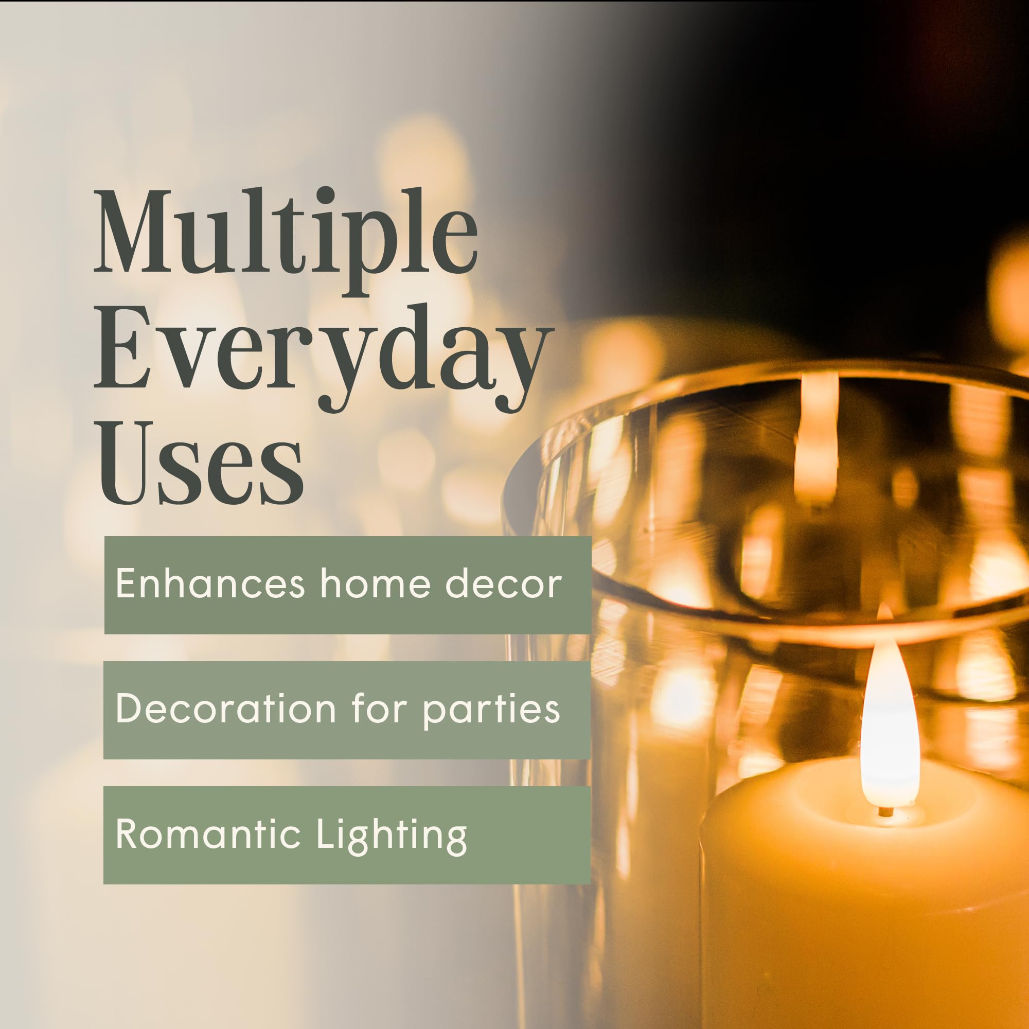Up to 15 hour burn time votive candle