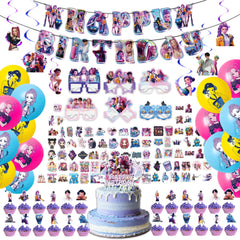 157pcs Kpop Demon Hunters set package for birthday party