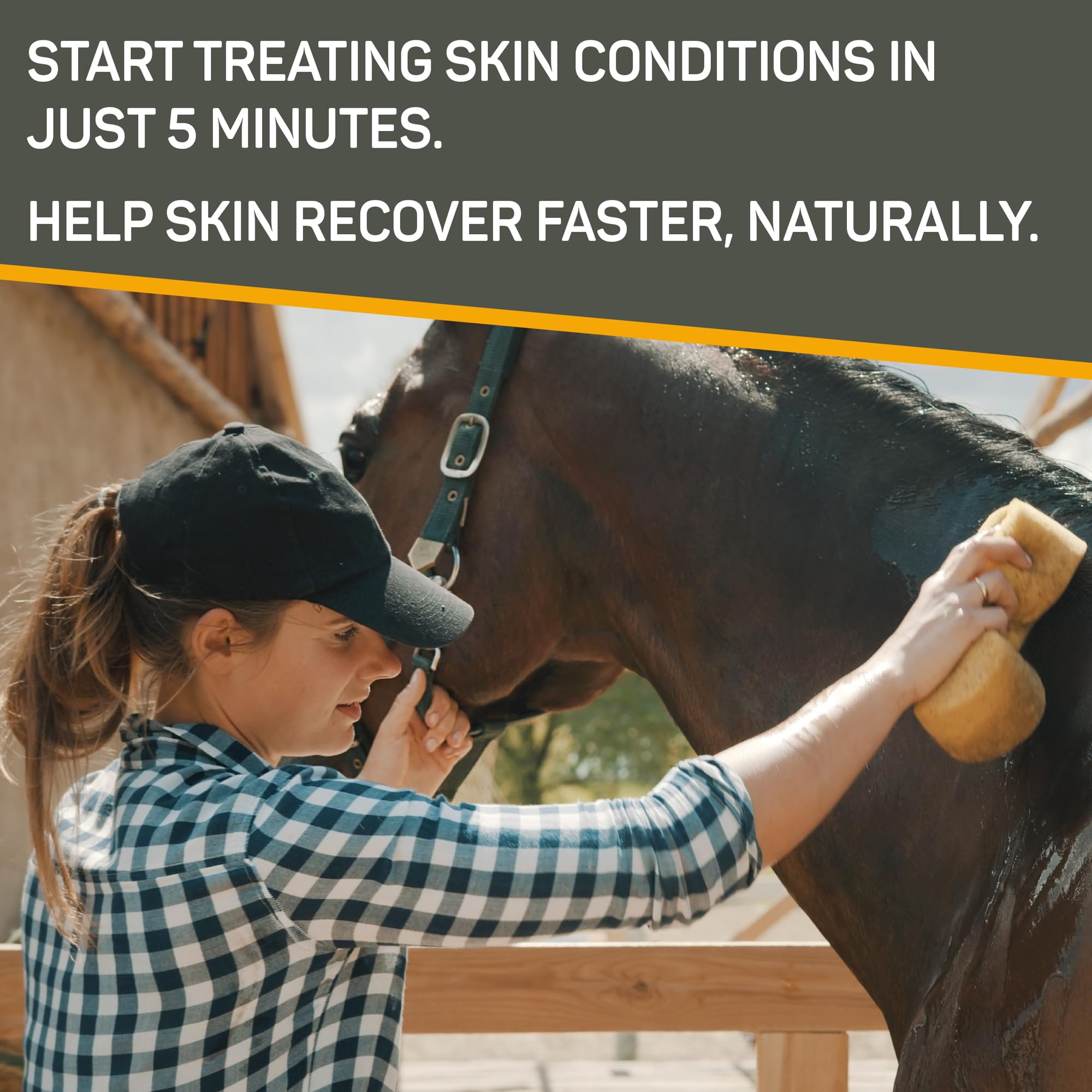 pH balanced fragrance-free animal shampoo for skin care