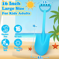 3 pack sand shovels for beach and sandbox play