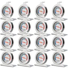16 pack refrigerator thermometer large dial for fridge and freezer