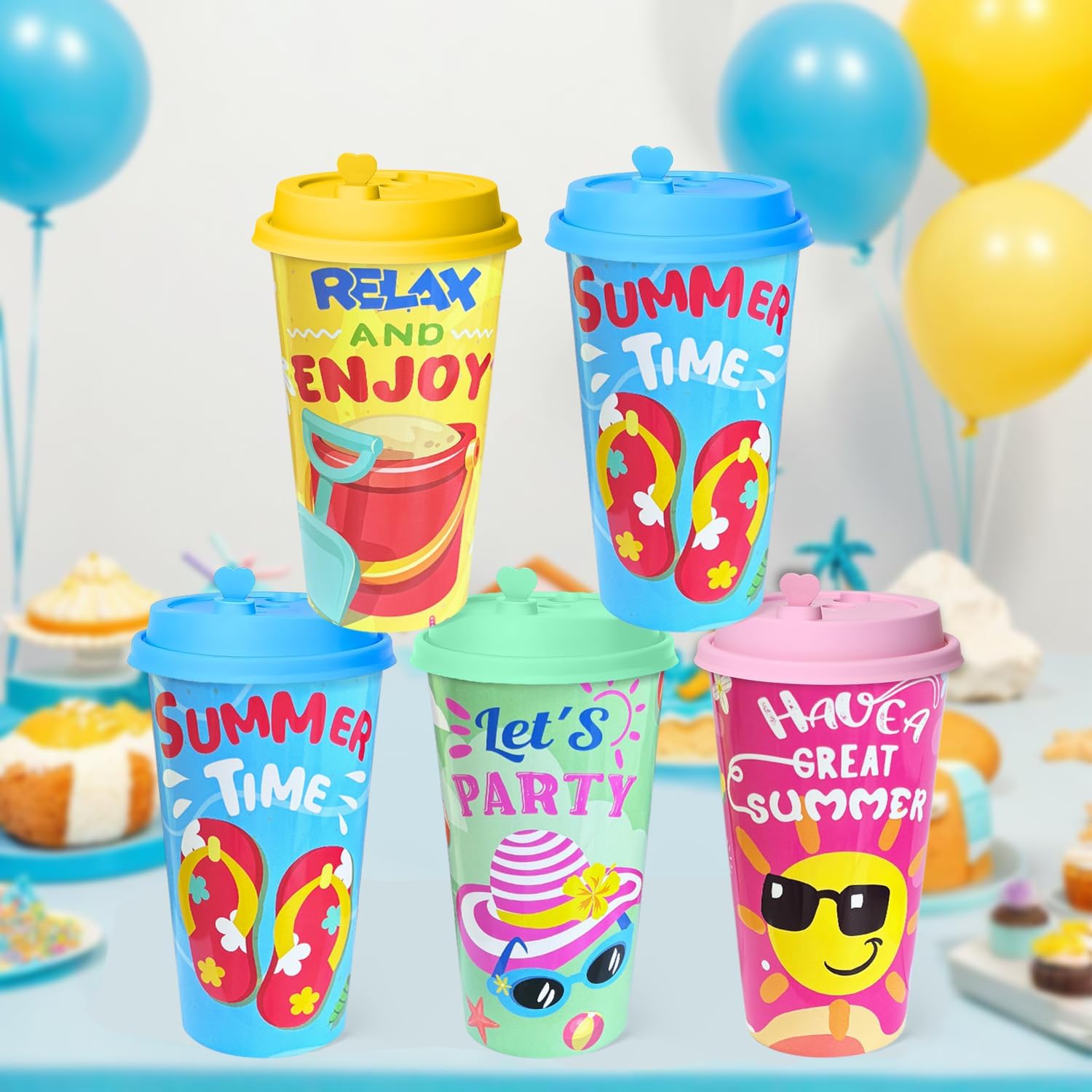 24 plugs included for beach party cups