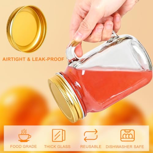 Reusable glass mug 500ml suitable for milk tea