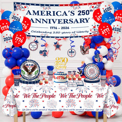 18 red white and blue balloons for BKYVFDP kit