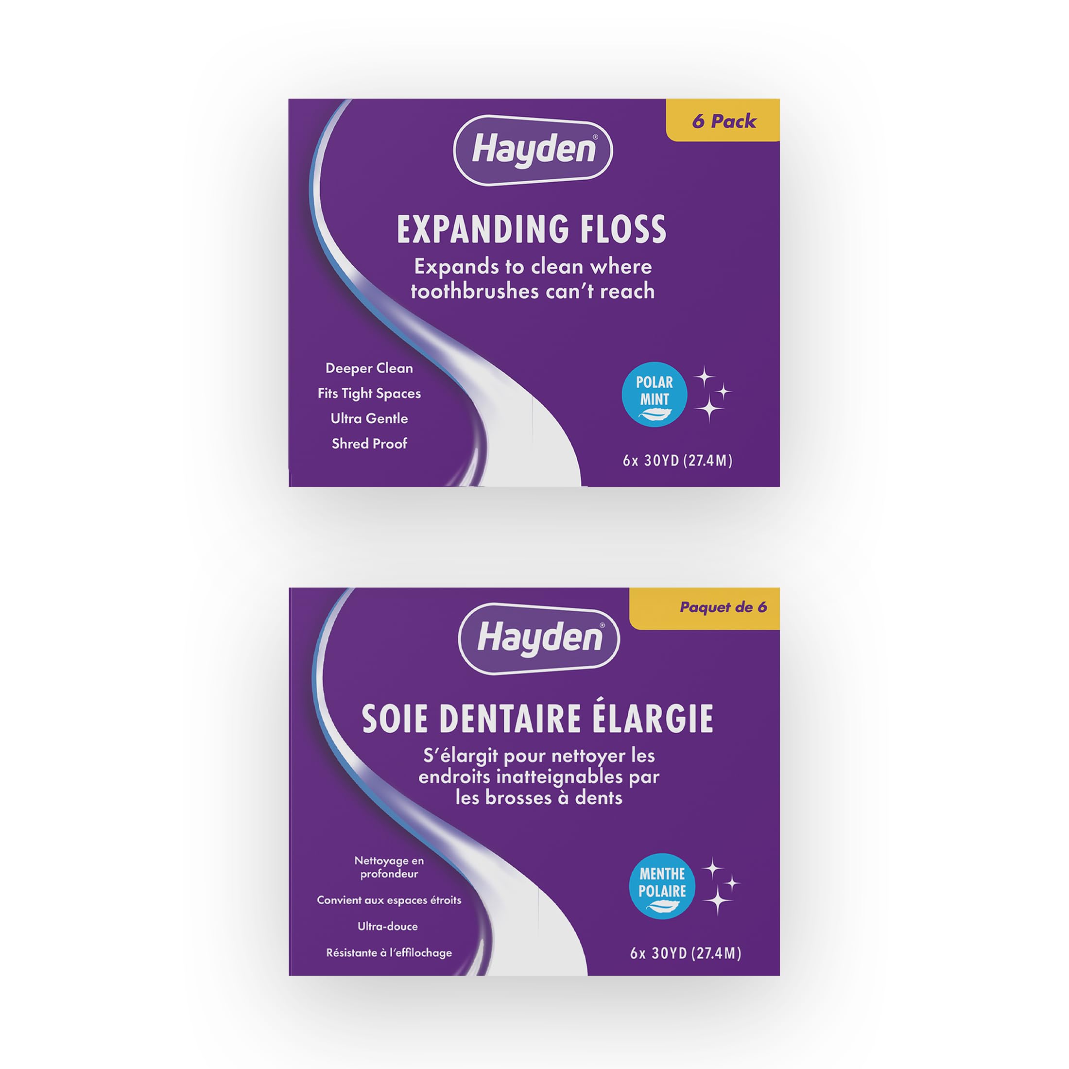 180 yards expandable clean floss packaging