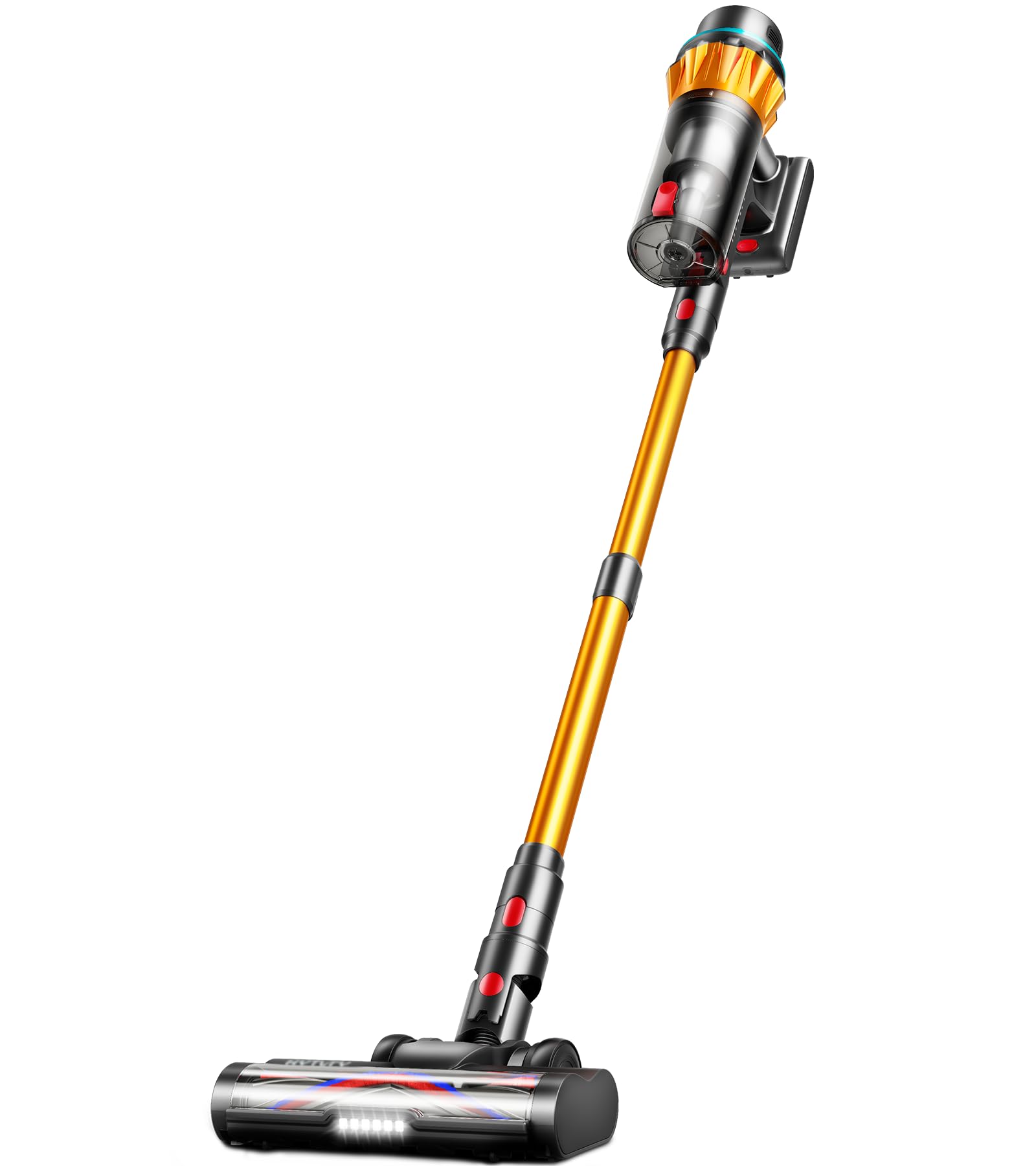 1.8L dust cup for easy emptying on HYTVTY vacuum
