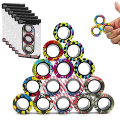 18Pcs Magnetic Rings Fidget Toys Spinner Set product image