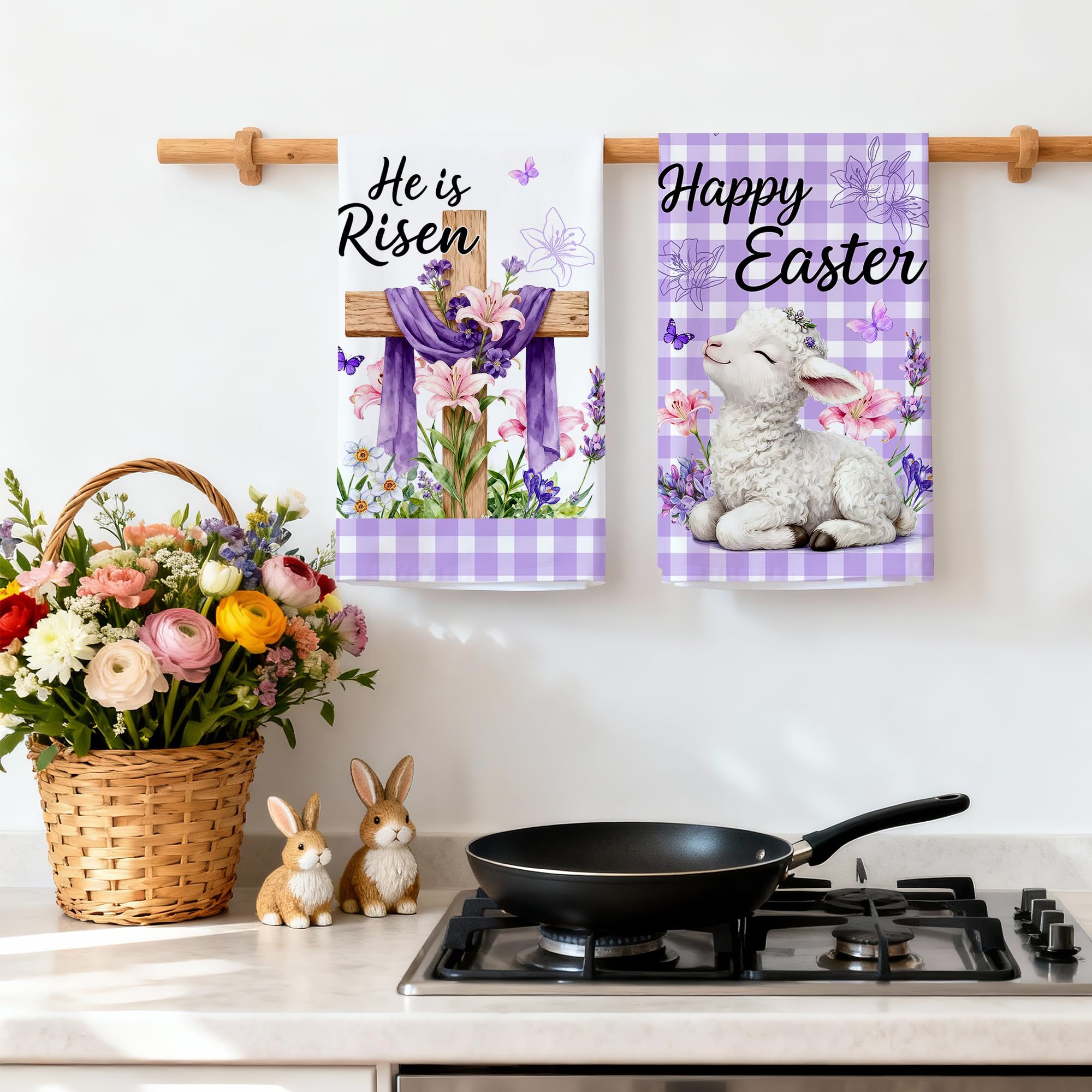 Dish towels for kitchen cleanup 18x26
