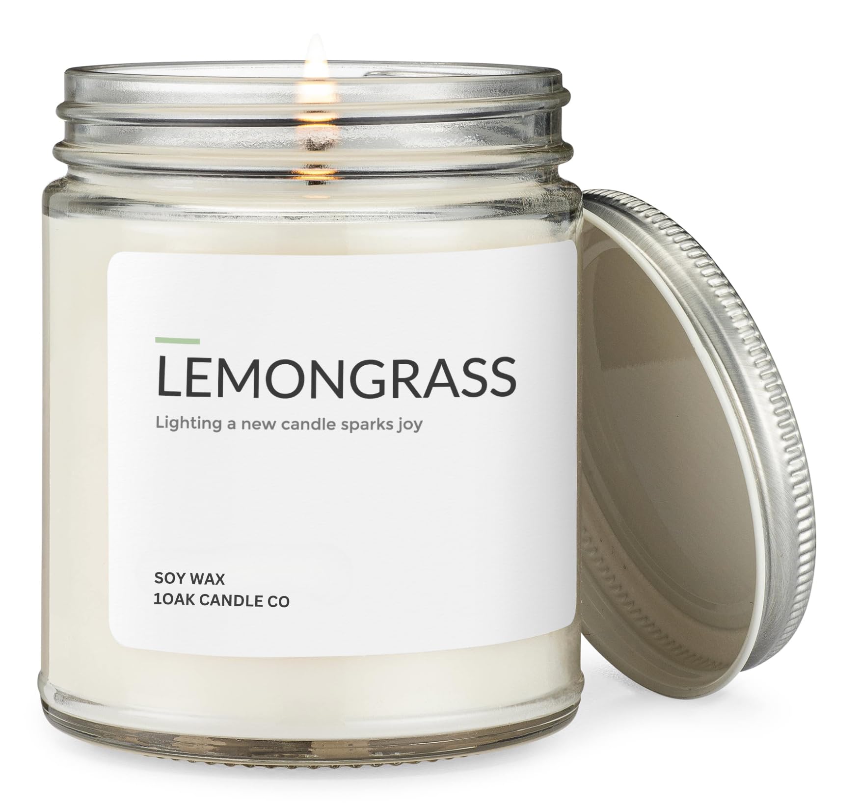 1OAK Lemongrass Candle 7oz soy wax hand-poured