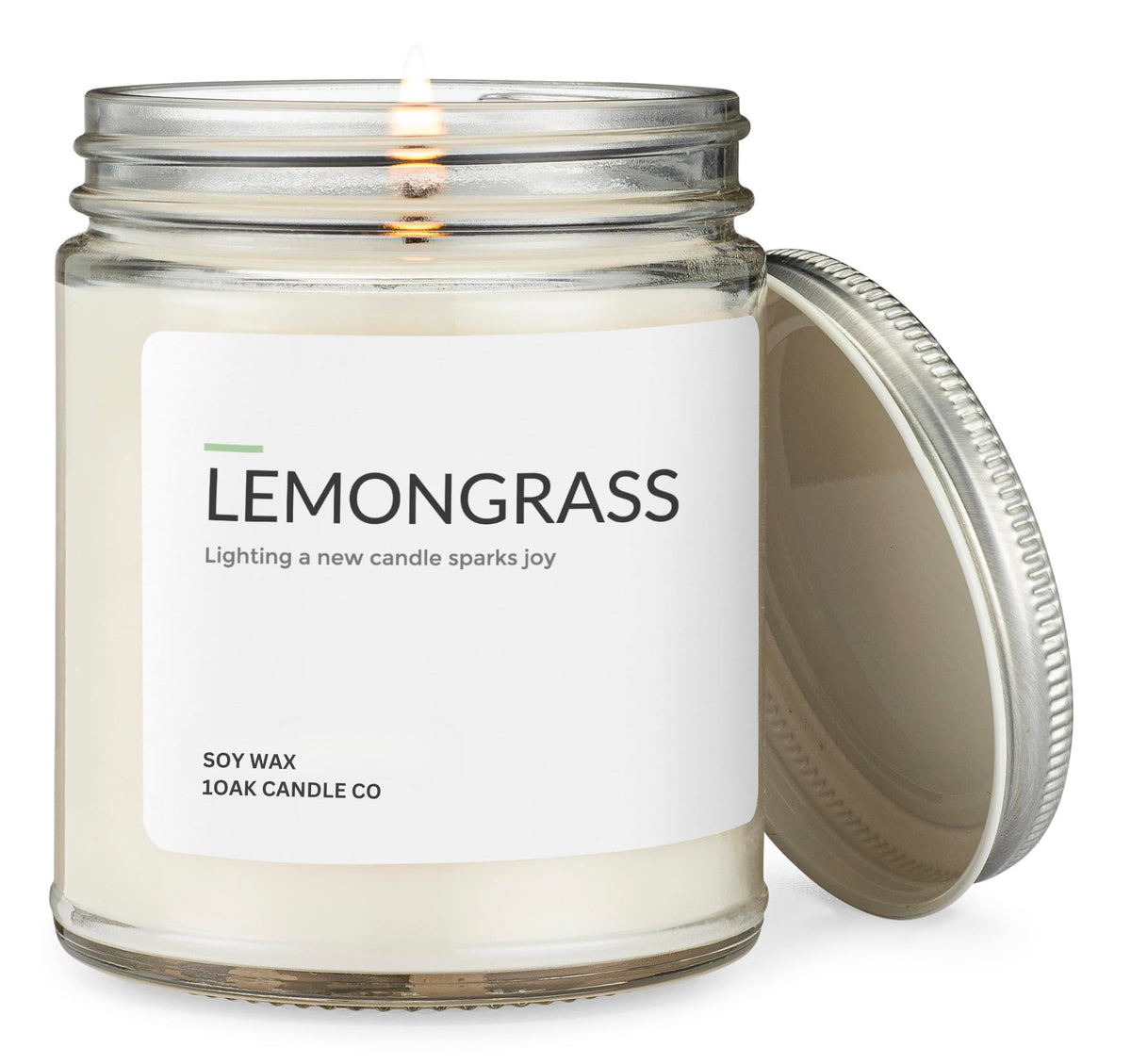 1OAK Lemongrass Candle 7oz soy wax hand-poured