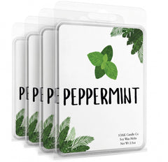 1OAK Peppermint Wax Melts 4 Pack 10oz total