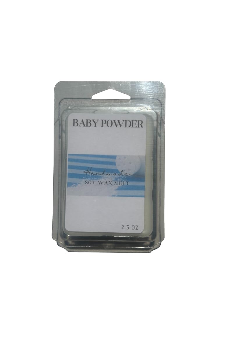 Jasmine top note with rose and geranium middle Baby Powder melt
