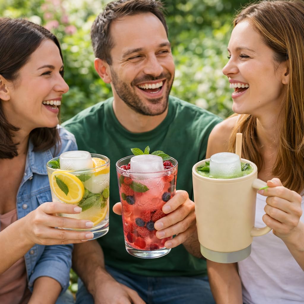 Stackable BPA-free ice molds