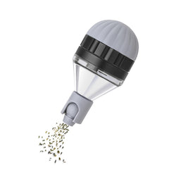 Close up of 2 in 1 herb grinder cone loader