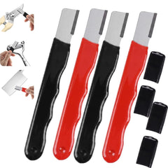 2-in-1 pruning shear sharpener and rust cleaner set 4pcs image