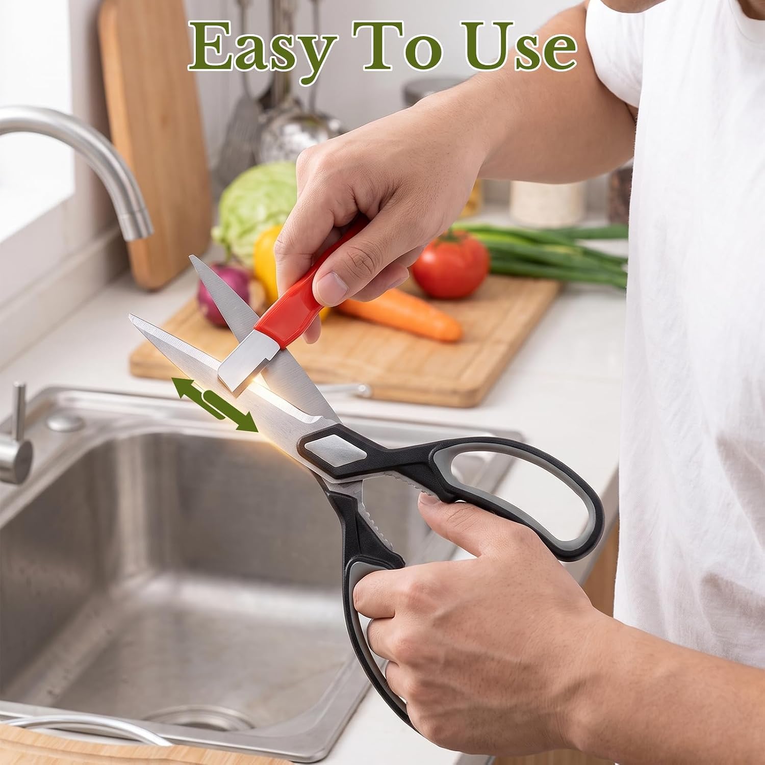 4-piece 2-in-1 sharpening and rust cleaning kit