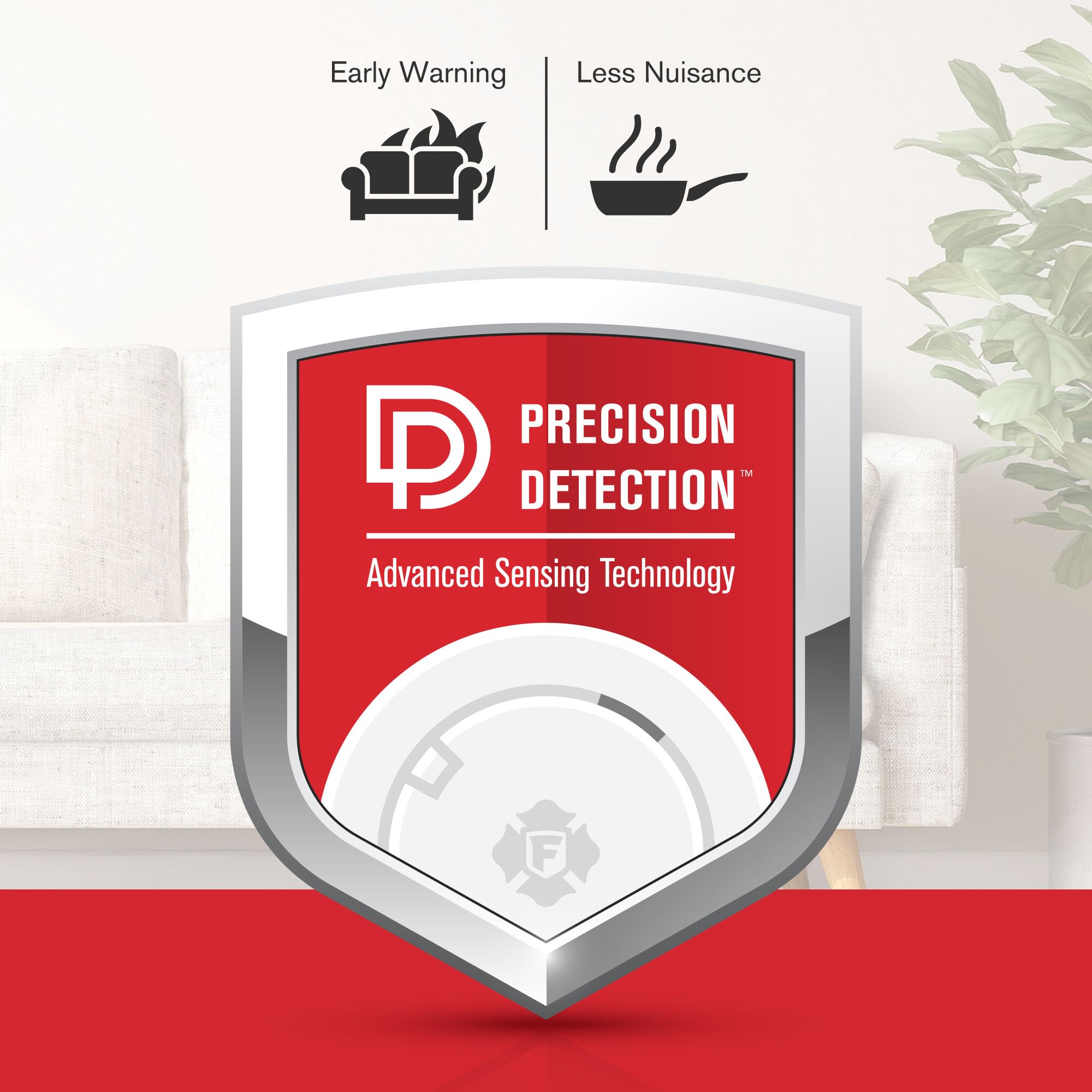 2-in-1 smoke and carbon monoxide alarm image