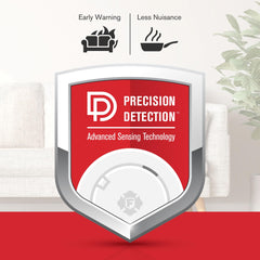 2-in-1 smoke and carbon monoxide alarm image