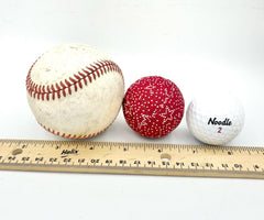 Lightweight decorative ball for dough bowls and tiered trays
