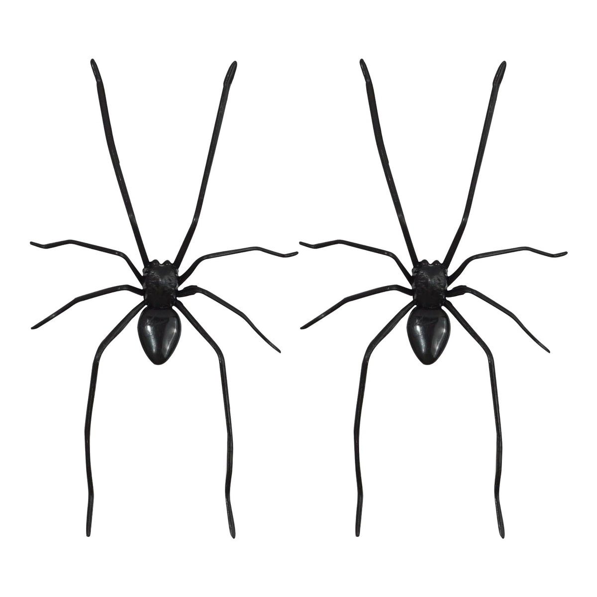 Two pack 3D printed realistic spider magnets on fridge