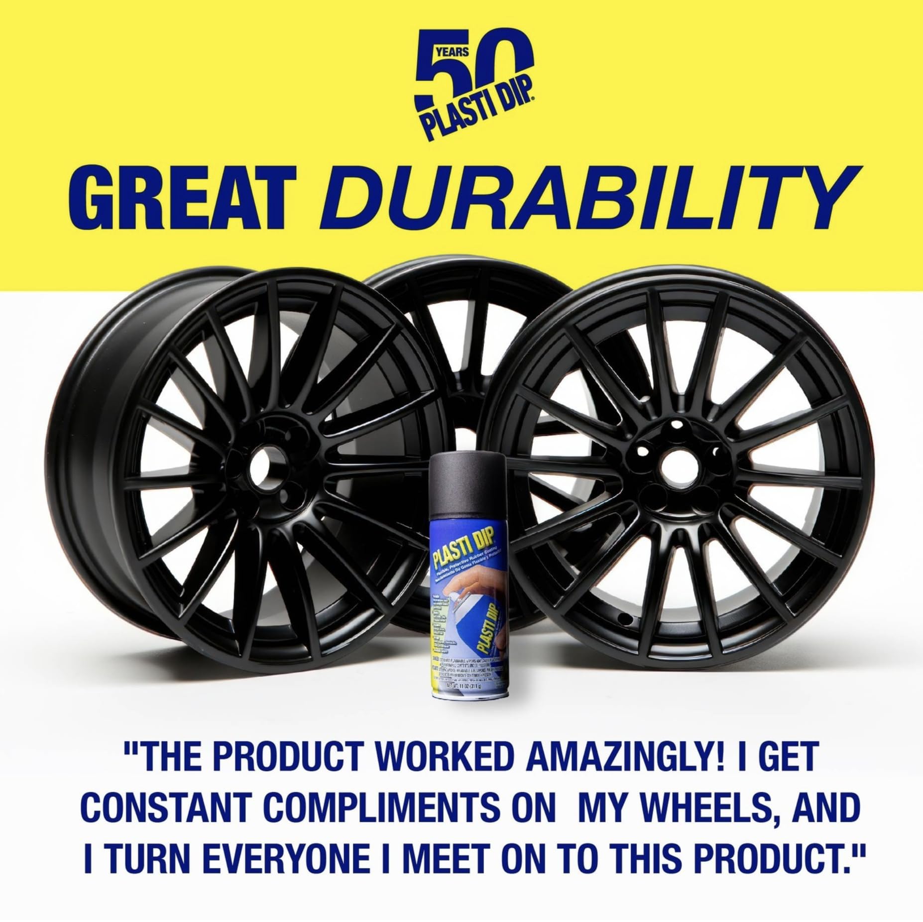 Plasti Dip spray can 11oz black rubber coating