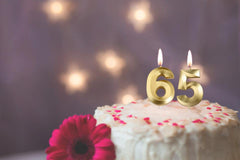 Two gold candles included in the pack