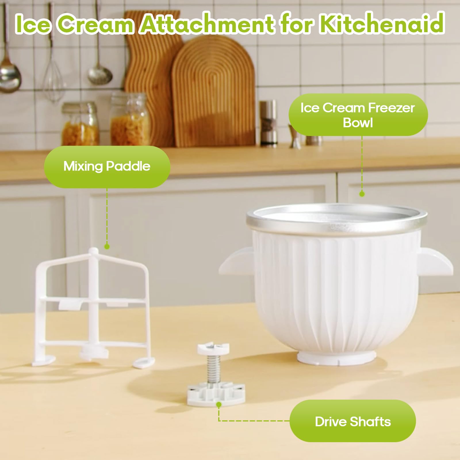2-quart capacity ice cream gelato sorbet with dasher