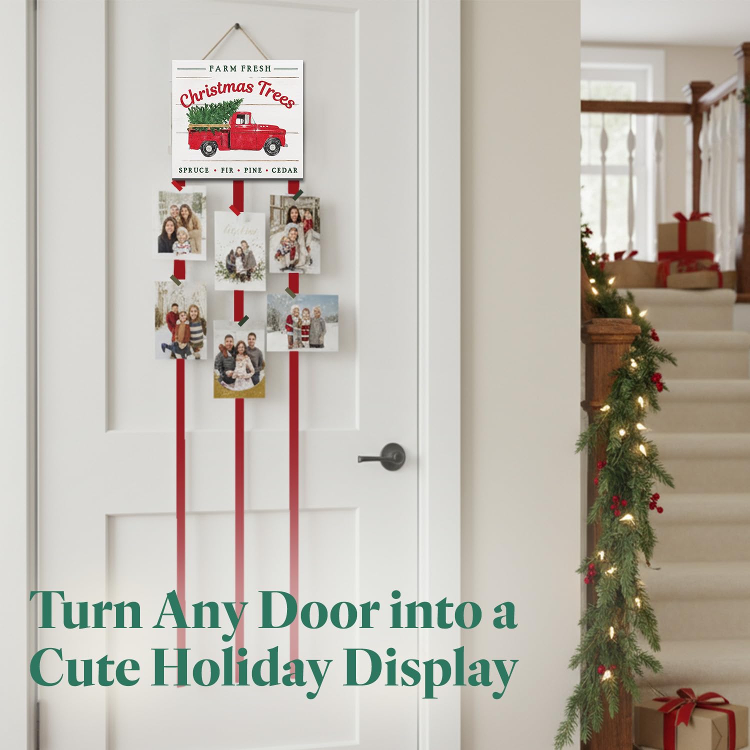 Includes 20 color hanging clips for cards