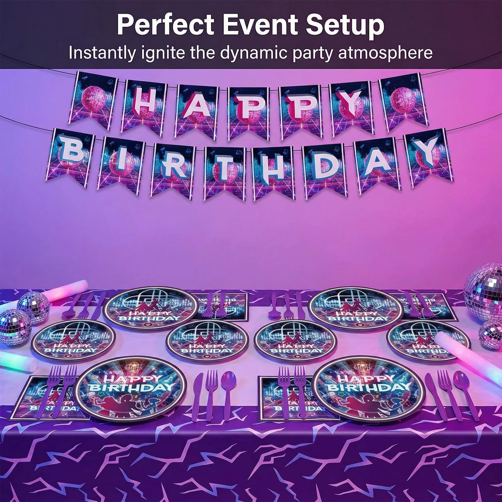 20 knives included in Kpop party supplies set