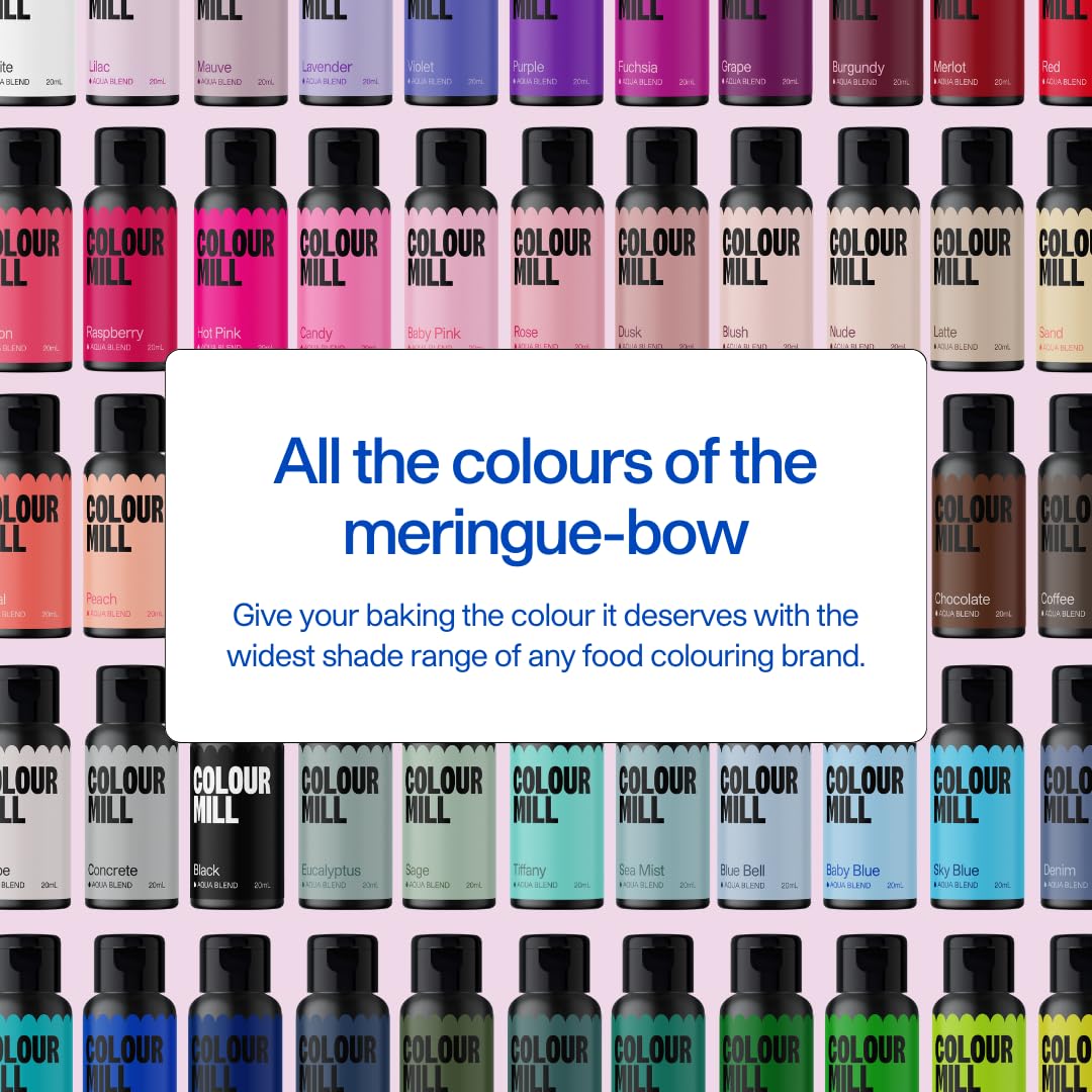 Colour Mill Black 20 Milliliters Aqua Blend Water-Based Food Coloring