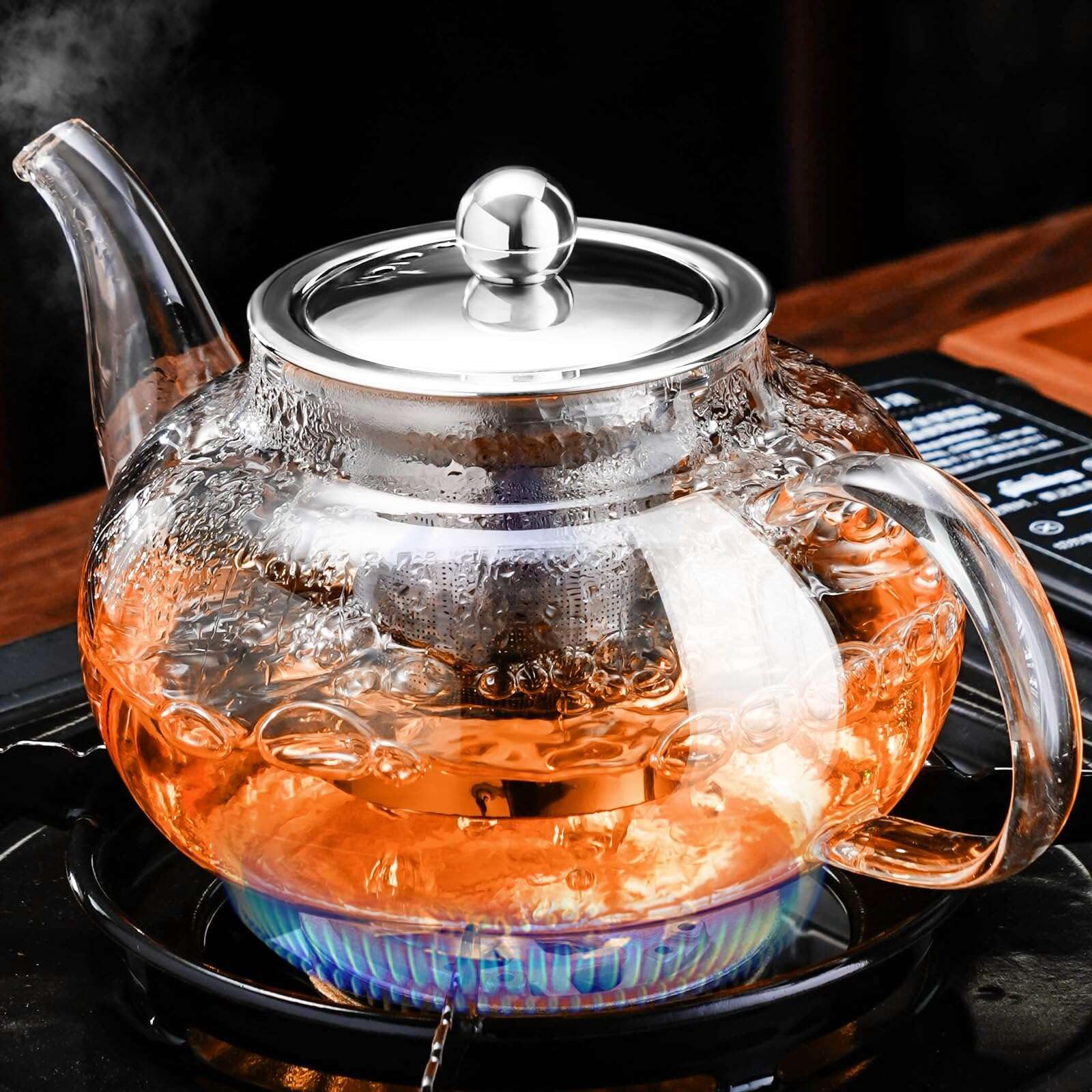 Removable 18/8 stainless steel tea infuser in PARACITY teapot