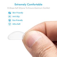 Self-adhesive silicone nose pads for eyeglasses 1.9 x 0.8 cm