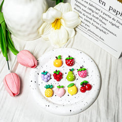 Two magnets per fruit type included for versatile fridge decor