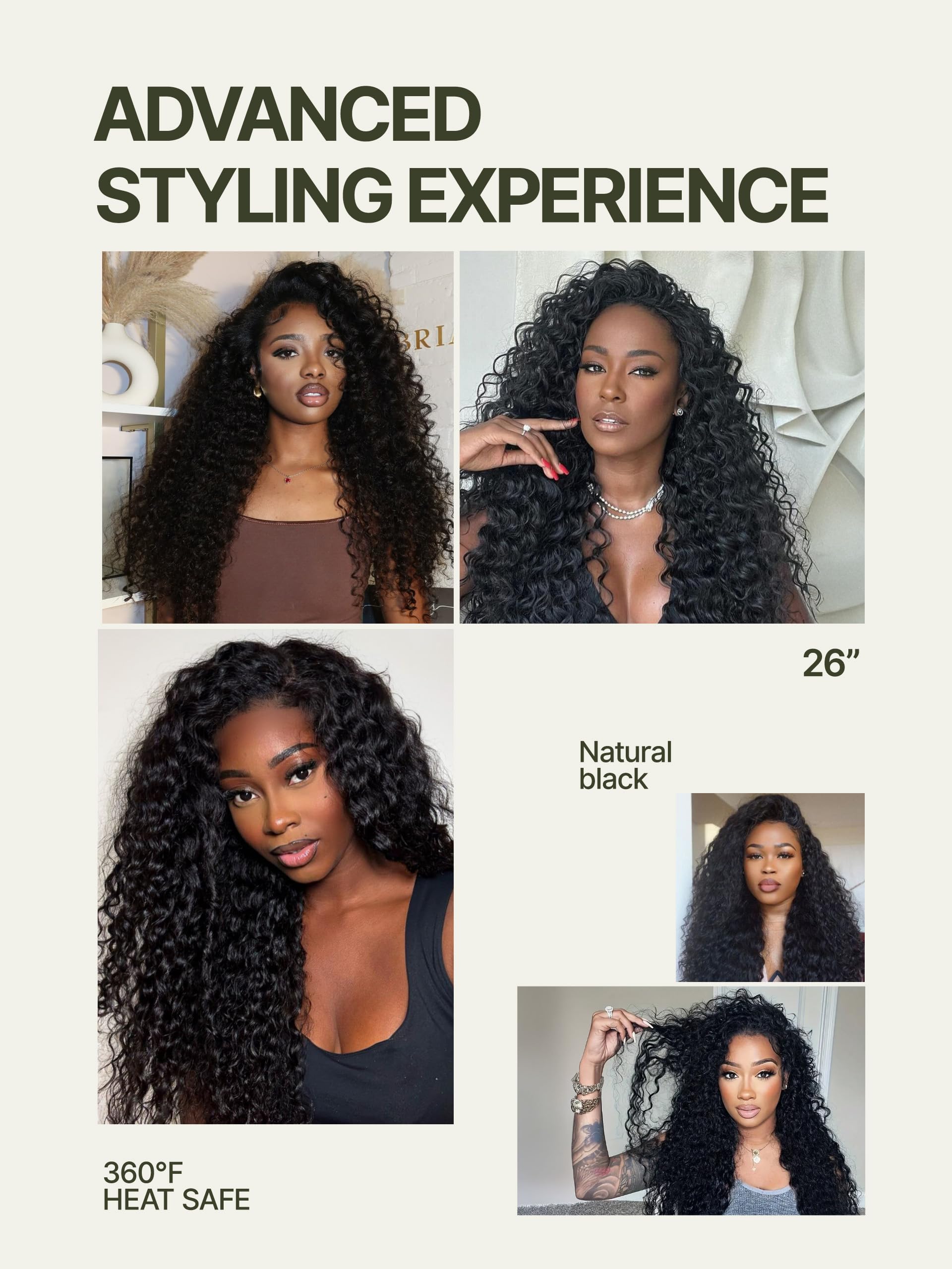 Ready to wear wig for women in natural black