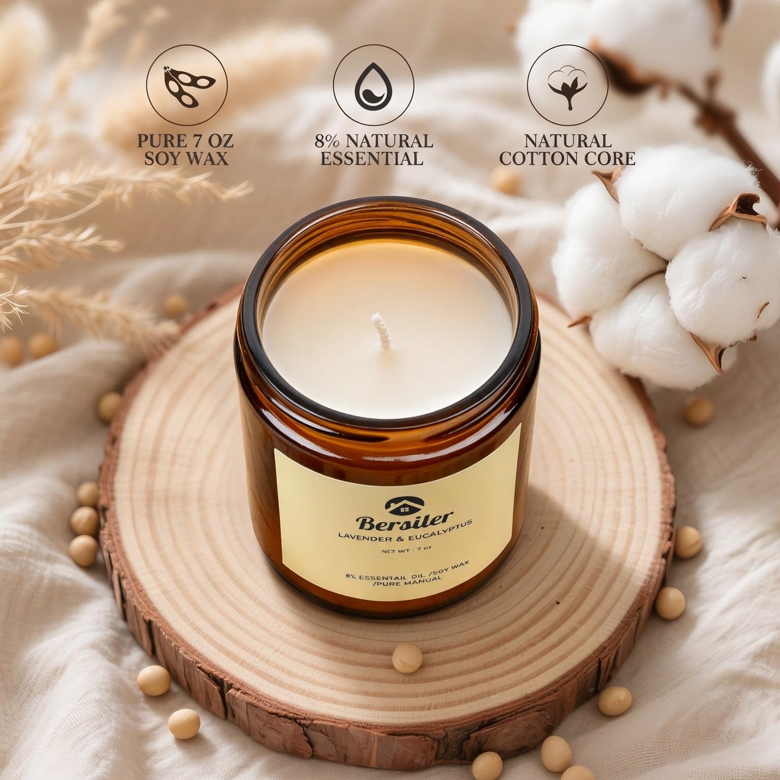 Bersiler lavender eucalyptus gift set packaging