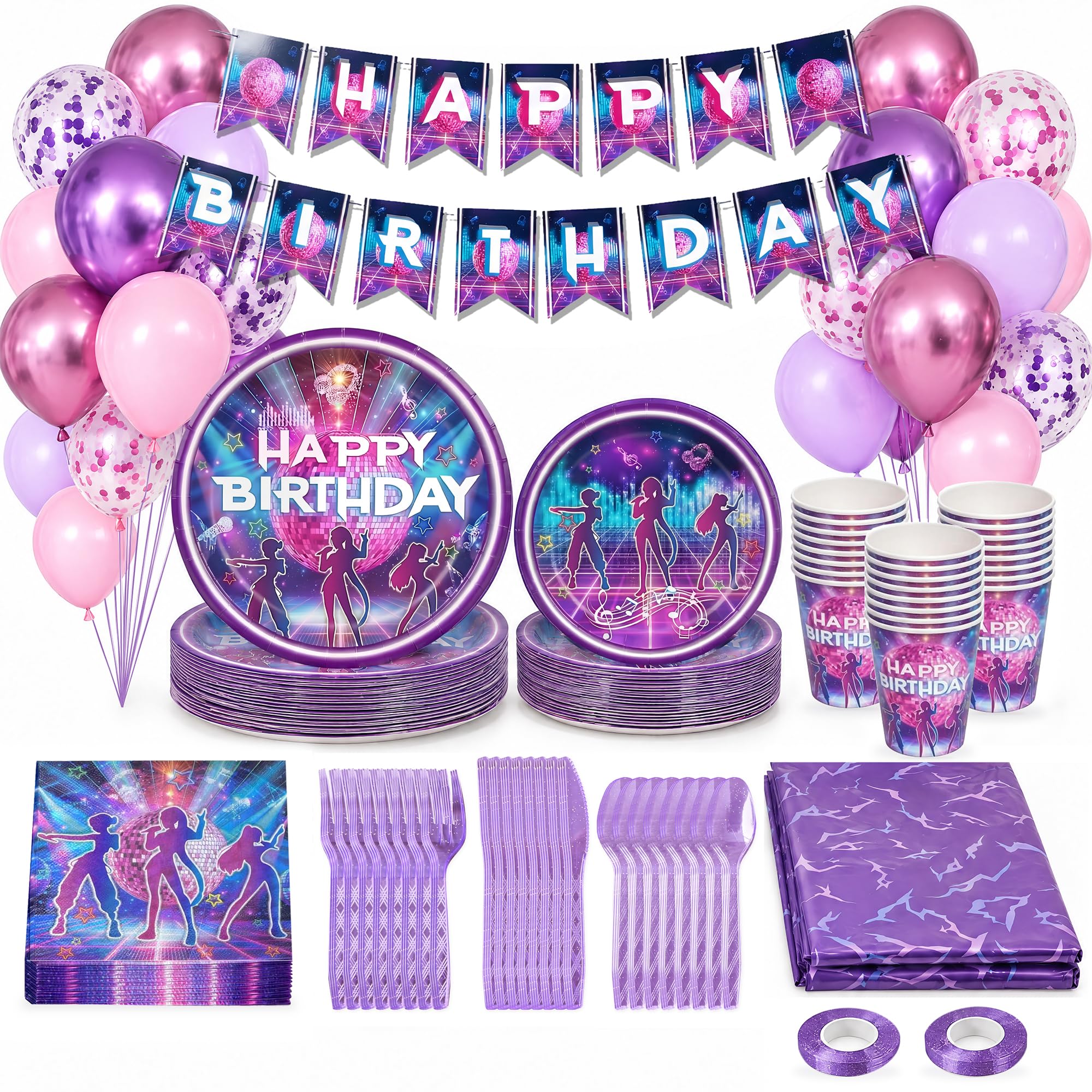 202-piece KPop birthday decorations product cover