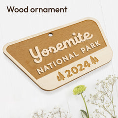2024 keepsake National Park ornament customizable with year