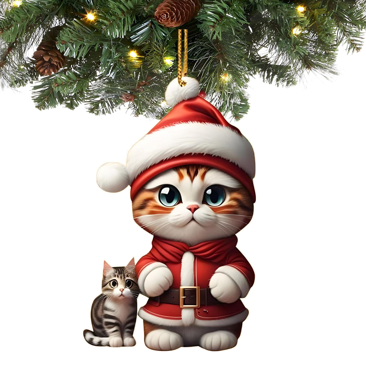 2025 Customized Cat Christmas Ornaments product image