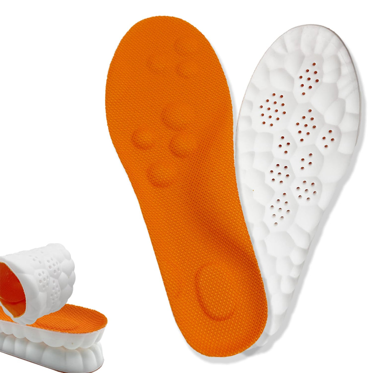 Orange 2026 New Steppers Insoles men size 7 women size 8