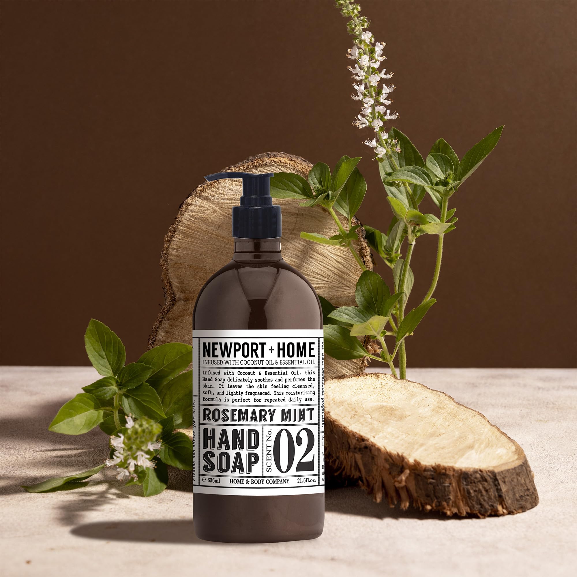 Newport Home Hand Soap Rosemary Mint 21.5 oz bottle