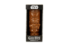 Chewbacca tiki mug side angle display