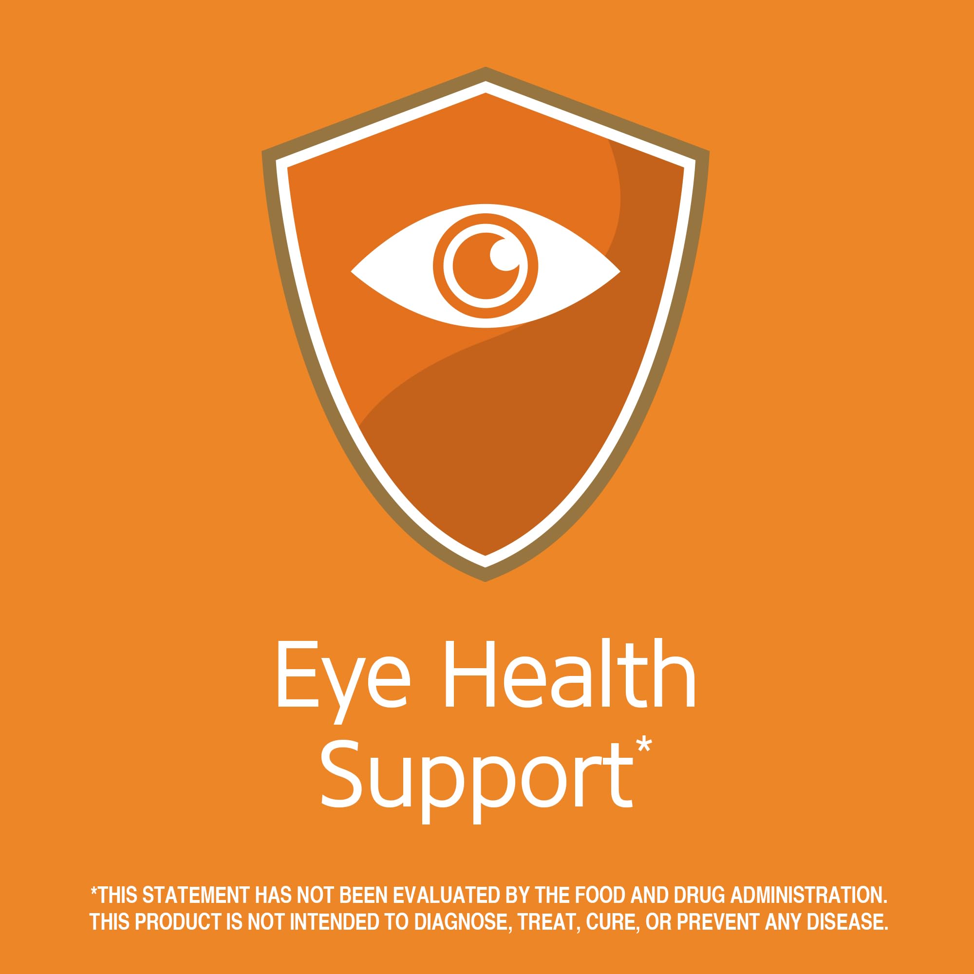 Vision support lutein zeaxanthin capsules packaging