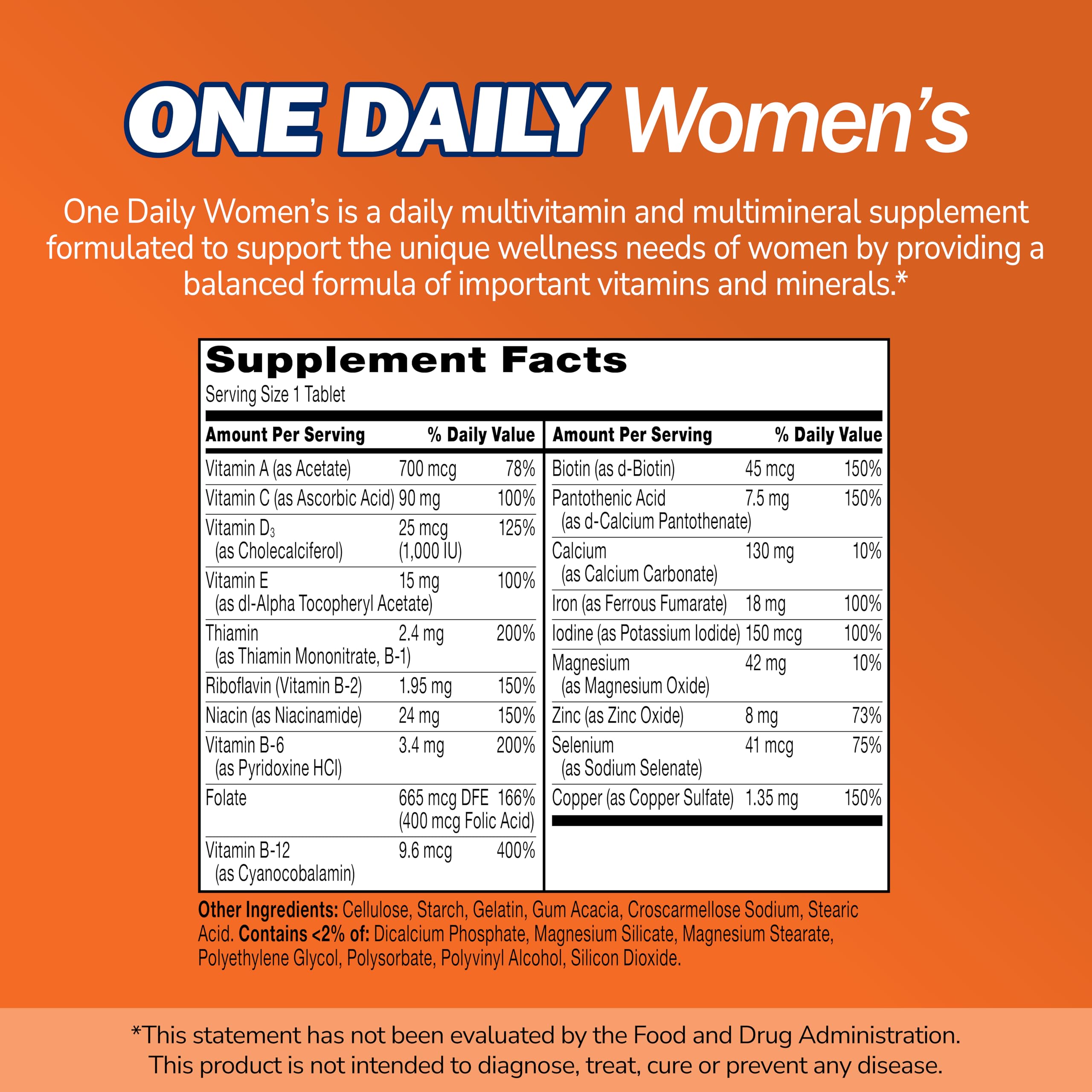 21st Century multivitamin tablets product packaging