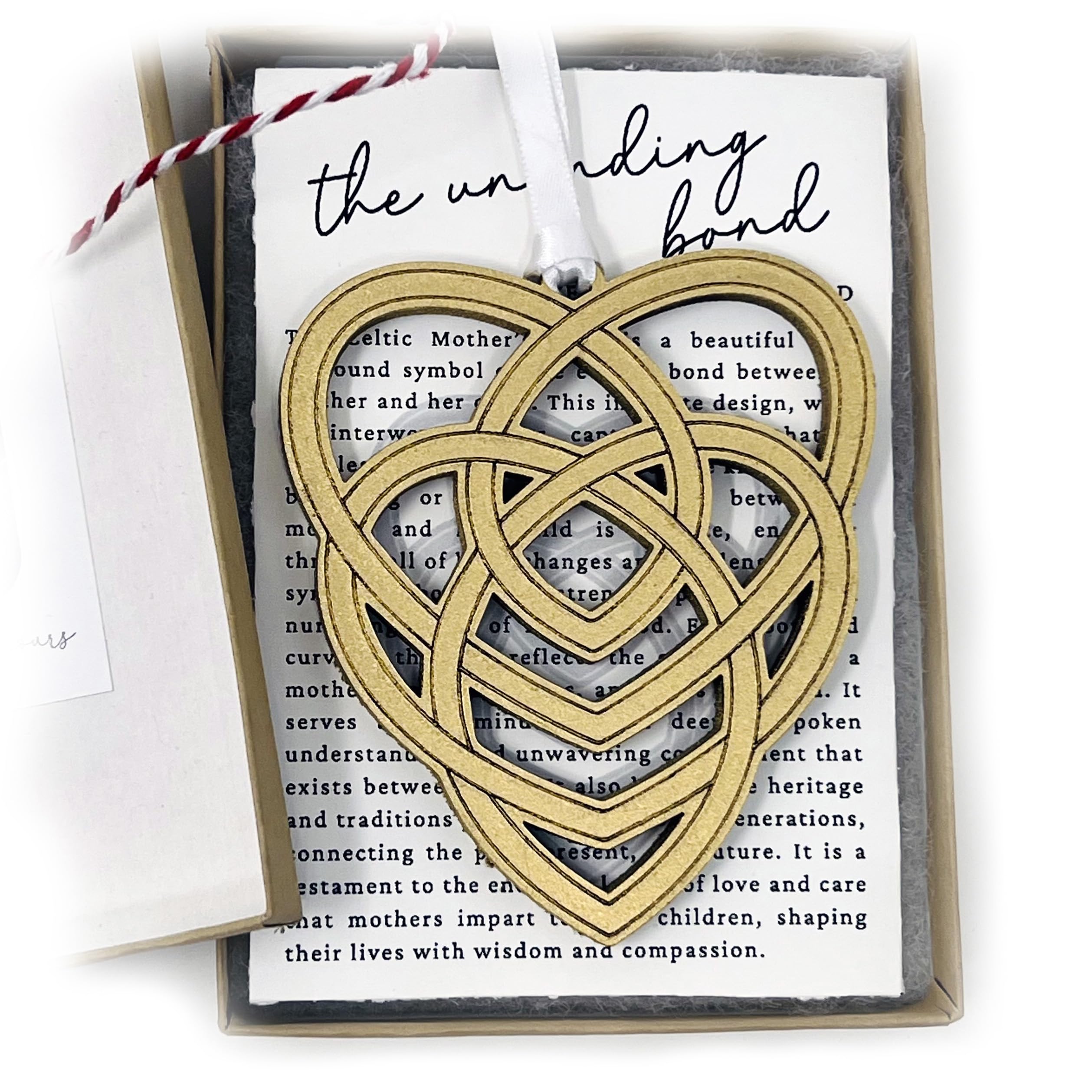 231 Designs Celtic Mother's Knot Ornament in gold