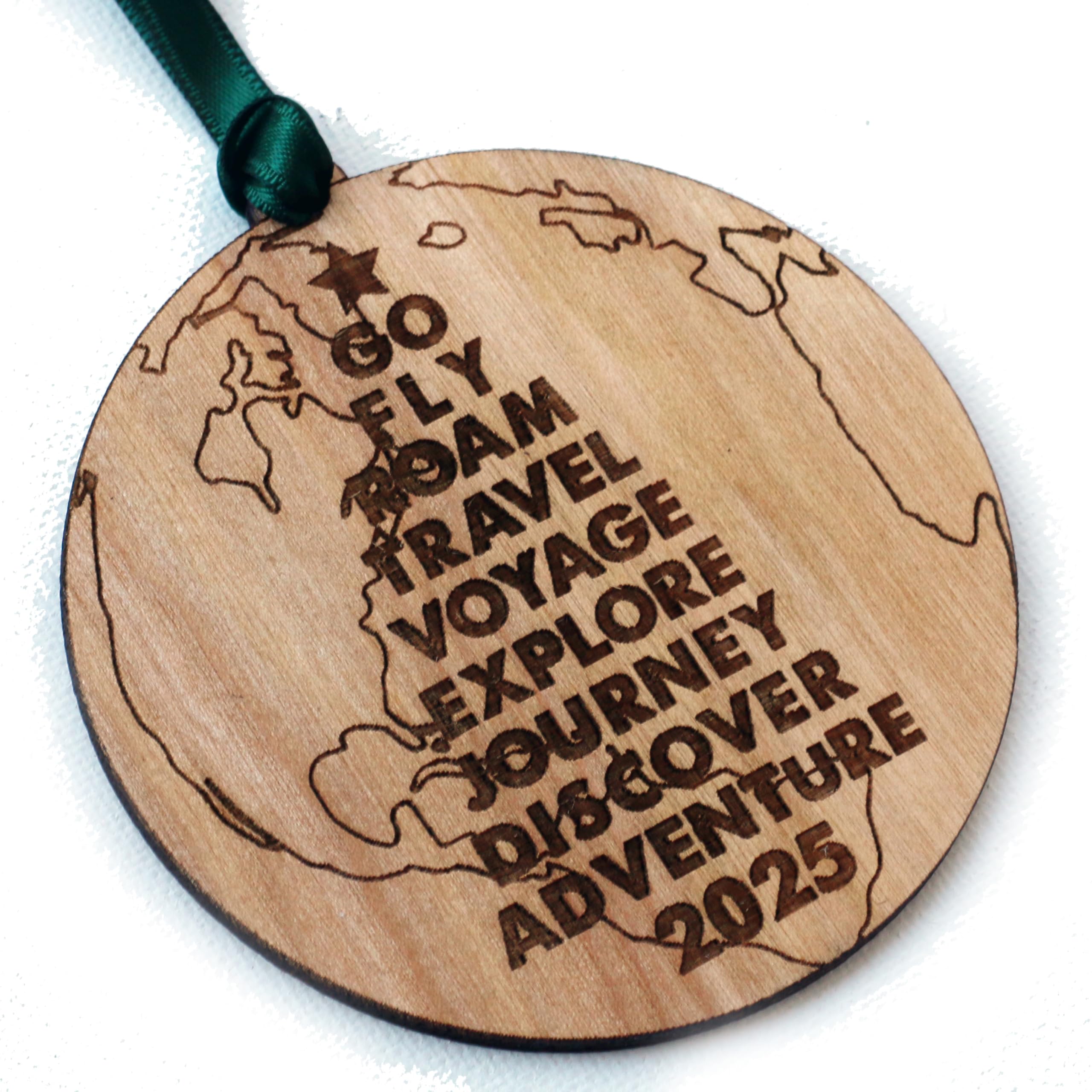 Handcrafted ornament designed in northern California workshop