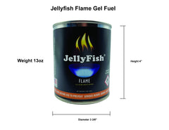 Pack of 24 JellyFish Flame Gel Fuel Cans 13oz each