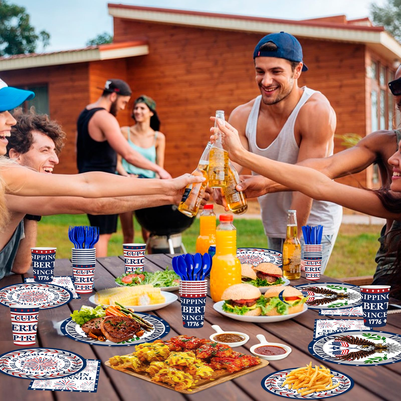 24 cups for BKYVFDP patriotic party kit