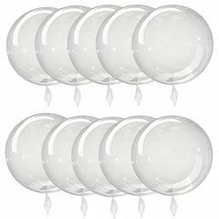 24 inch clear TPU bubble balloon 10 pack for weddings