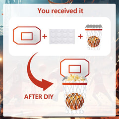 Includes 96 dot tape and 24 basketball frame paper pieces