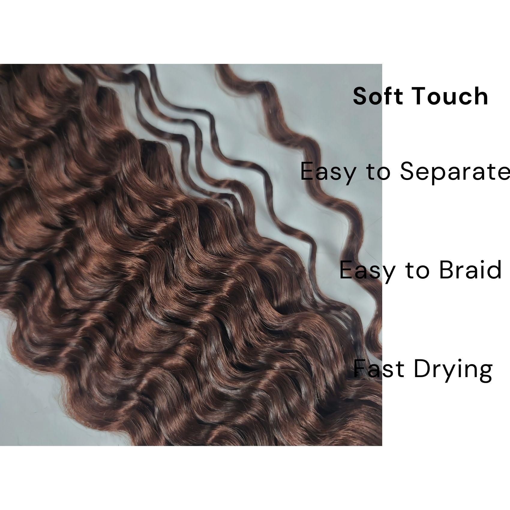 Beginners and professionals braiders use this hair set